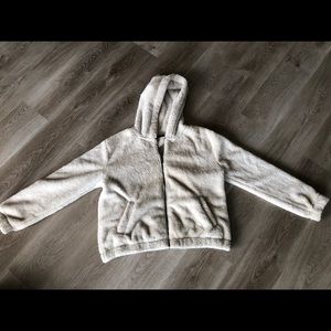 Abercrombie and Fitch Sherpa zip up jacket